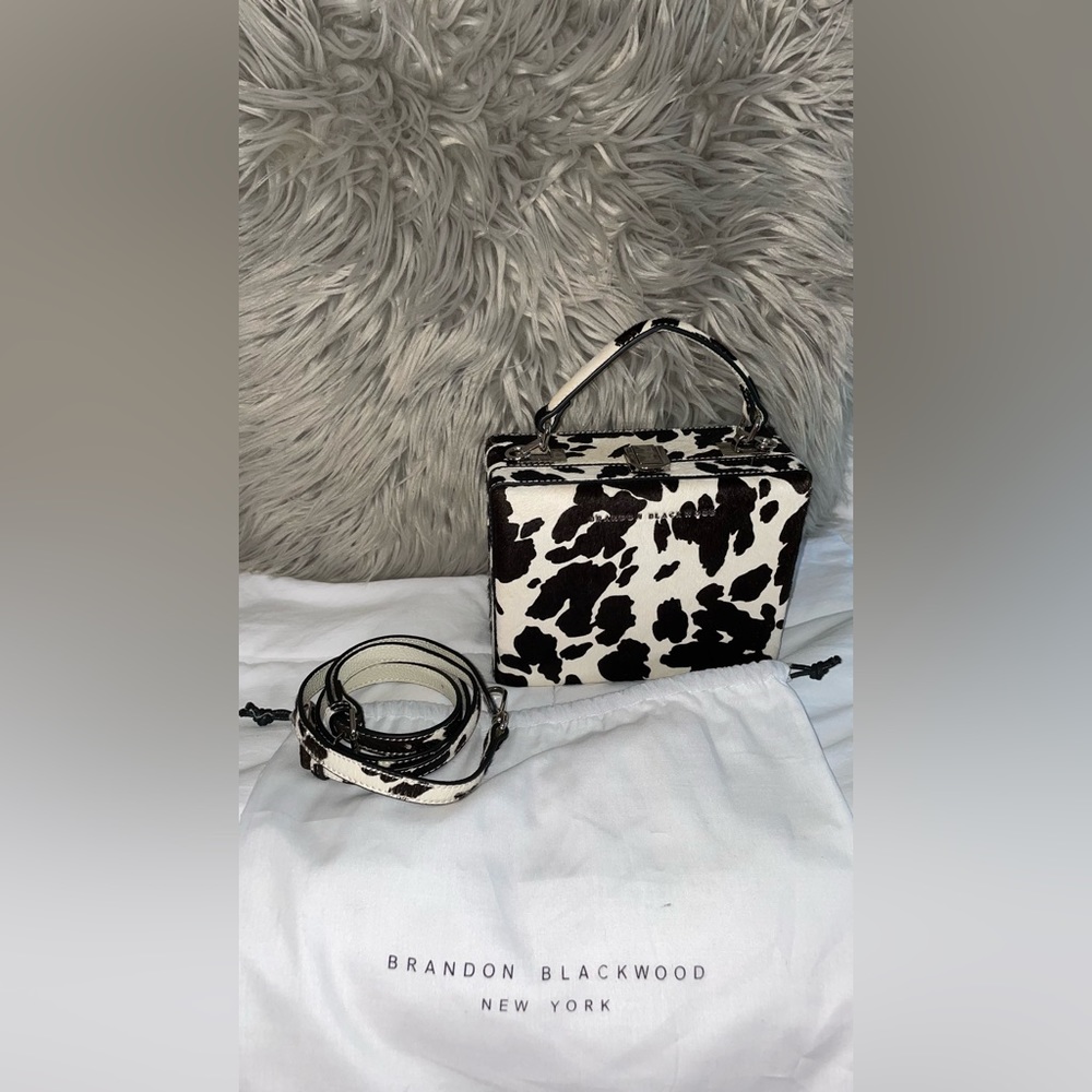 Brandon Blackwood Kendrick Cowhide Trunk w/ Shoulder Strap